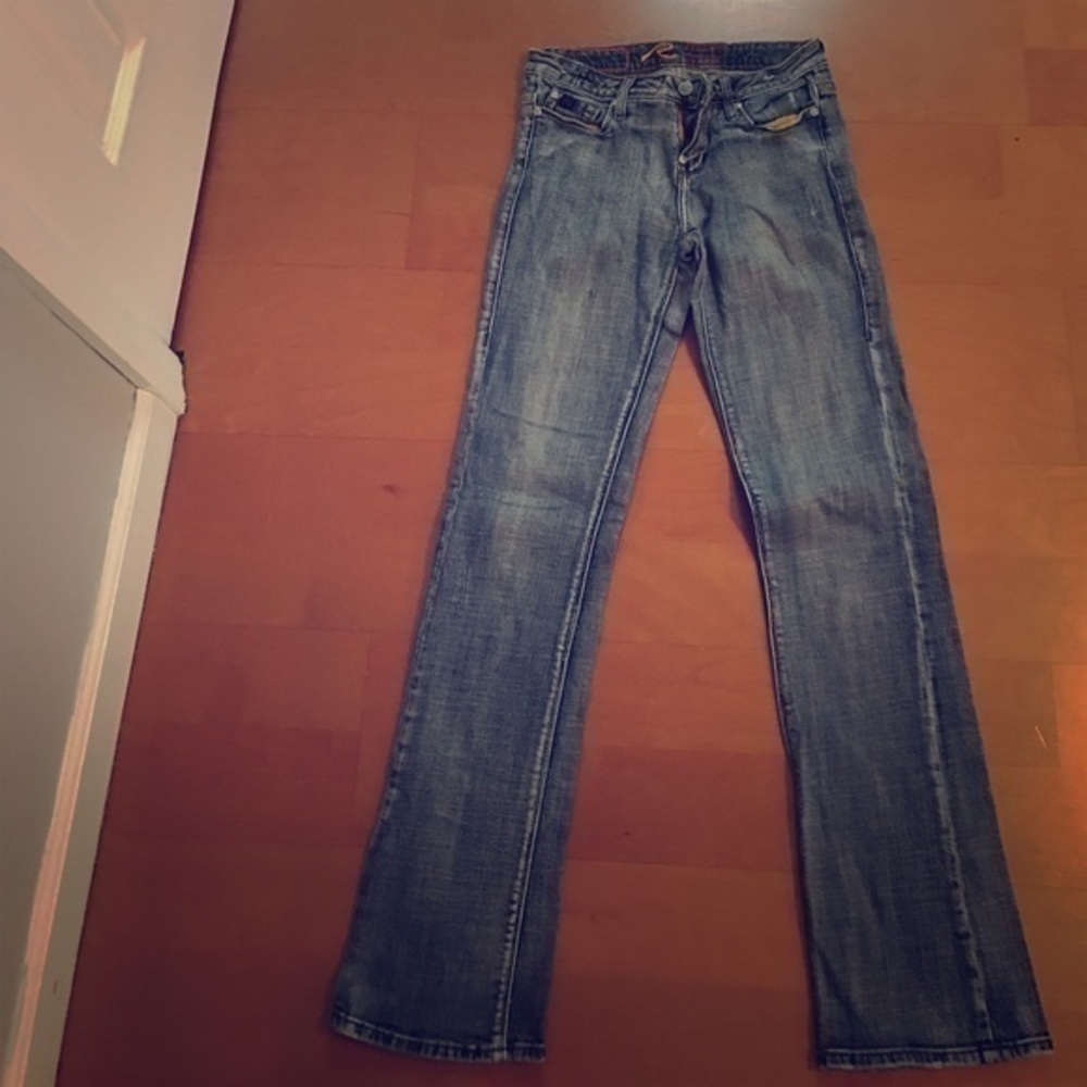 R Jeans Distressed‎ Boot Cut Size 26